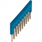 NSYTRAL410BL; Перемычка для клеммников 10 точек подключения для 4мм² синяя