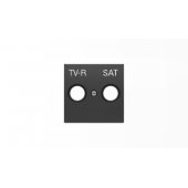 2CLA855010A1501; Накладка для TV-R-SAT розетки SKY чёрный бархат