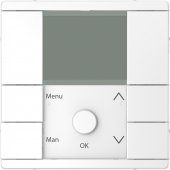 MTN5755-6035; Лицевая панель таймера с дисплеем белая Merten D-Life Лотос PlusLink