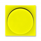 2CHH940123A4064; Накладка Levit для светорегулятора поворотного жёлтый/дымчатый чёрный