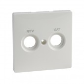 MTN299619; Накладка розетки R/TV-SAT с маркировкой белый Merten SD