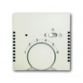 2CKA001710A3939; Плата центральная (накладка) для механизма терморегулятора 1095 U/UF-507, 1096 U, Basic 55, белый chalet-white