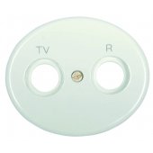 5550 BL; Накладка для TV-R розетки TACTO альпийский белый