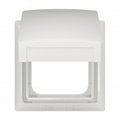 2CKA001719A0222; Промежуточное кольцо с откидной крышкой для накладок 55x55 мм, IP44, Future/Axcent/Carat/Династия, белый бархат
