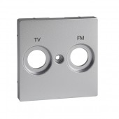 MTN299560; Merten SM Накладка розетки TV-FM с маркировкой алюминий