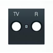 2CLA855000A1501; Накладка для TV-R розетки SKY чёрный бархат
