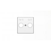 2CLA855010A1101; Накладка для TV-R-SAT розетки SKY альпийский белый