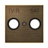 2CLA855010A1201; Накладка для TV-R-SAT розетки SKY античная латунь 8550.1 OE