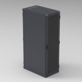 446033; Шкаф серверный 19" - 42U - 800x1000 мм - в плоской упаковке - с боковыми панелями