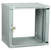 LWE3-12U66-GF; Шкаф настенный LINEA WE 12U 600x600мм дверь стекло серый