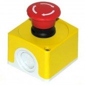 1SFA619821R1001; Пост кнопочный CEPY1-1001 с кнопкой ГРИБОК 2НЗ отп.поворачиванием