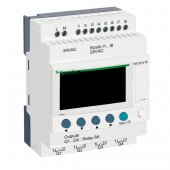 SR2B121B; Smart relays Zelio Logic Реле компактное 10вх/вых ~24В