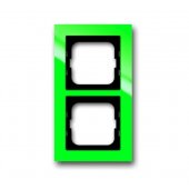 2CKA001754A4338; Рамка 2 поста axcent зелёная (1722-286)
