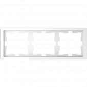 MTN4030-6535; Рамка трехпостовая D-Life белый лотос SD