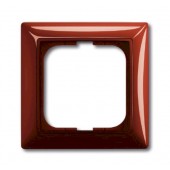 2CKA001725A1516; Рамка 1 пост серия Basic 55 цвет красный foyer-red (2511-97-507)