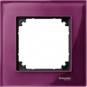 MTN4010-3206; Рамка 1 пост стеклянная рубин