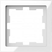 MTN4010-6520; Рамка однопостовая D-Life белый кристалл SD