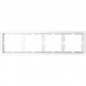 MTN4040-6535; Рамка четырехпостовая D-Life белый лотос SD