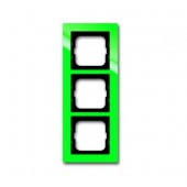 2CKA001754A4339; Рамка 3 поста axcent зелёная (1723-286)