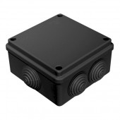40-0300-9005; Коробка распределительная для о/п безгалогенная (HF) черная 100х100х50 (60шт/кор)