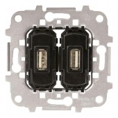 2CLA818530A1001; Механизм USB зарядного устройства, 2x2000 мА, 5В, серия SKY