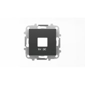 2CLA858500A1501; Накладка для механизмов зарядного устройства USB арт.8185 SKY чёрный бархат