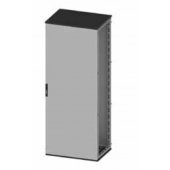 R5CQE1864 Сборный напольный шкаф серии CQE, 1800x600x400мм (ВхШхГ), с дверью и задней панелью, использование вне помещений, цвет серый RAL 7035