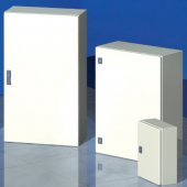 R5CE0664 Навесной шкаф серии CE, 600х600х400мм (ВхШхГ), со сплошной дверью, с монтажной панелью, IP55, использование вне помещений, цвет серый RAL 7035