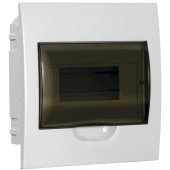 MKP12-V-08-40-20; Щит распределительный встраиваемый ЩРв-П-8 IP41 пластиковый белый прозрачная дверь