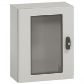 035493; Шкаф металлический Atlantic IP55 500х400х200 стеклянная дверь
