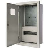 30302DEK; Шкаф металлический учетный ЩРУВ-3/12 встраиваемый IP31 3-фазный 12 модулей 550х330х160