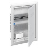 2CPX031390R9999; Шкаф мультимедийный с дверью с вентиляционными отверстиями и DIN-рейкой UK620MV (2 ряда)