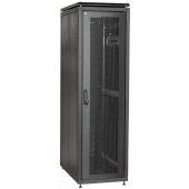 LN05-42U61-P; Шкаф сетевой 19" LINEA N 42U 600х1000 мм перфорированная передняя дверь черный