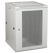 LWR3-09U66-PF; Телекоммуникационный шкаф настенный LINEA W 9U 600x600 мм дверь перфорированная RAL7035