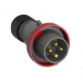 2CMA101080R1000; Вилка кабельная красная Easy&Safe 316EP6W 16А 3P+E IP67 6ч