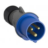2CMA101947R1000; Вилка кабельная синяя 16А 2Р+E IР44 переносная 250В Easy&Safe (216EP6)