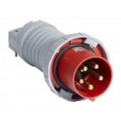2CMA166786R1000; Вилка кабельная красная 63А 3Р+E IР67 переносная 415В CEWE