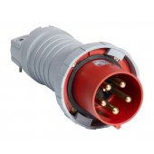 2CMA166798R1000; Вилка кабельная красная 63А 3Р+N+E IР67 переносная 415В CEWE