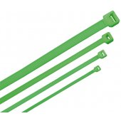 HKG-W48-L200; Хомут кабельный ХКн 4.8х200мм нейлон зеленый (100шт)