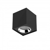 V1-R0-T0360-20000-2002040; Светодиодный светильник DL-02 Cube накладной 125х135 мм 20Вт 4000K 35° RAL9005 черный муар