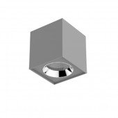 V1-R0-H0360-20000-2002040; Светодиодный светильник DL-02 Cube накладной 125х135 мм 20Вт 4000K 35° RAL7045 серый муар
