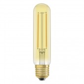 4058075808171; Лампа светодиодная LED 2.5W E27 Vintage 1906 CL Tubular филамент GOLD (замена 20Вт) теплый золотистая