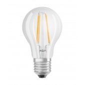 4058075819658; Лампа светодиодная LED 6.5Вт E27 VALUE CLA60 (замена 60Вт) филамент,теплый