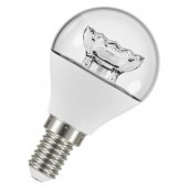 4052899971622; Лампа светодиодная LED 5.4Вт E14 LS CLP40 тепло-белый прозрачная шар (971622)