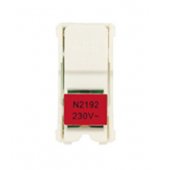 N2192 RJ; Zenit Лампа неоновая для двухполюсных выключателей/переключателей/кнопок цоколь красный