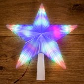 501-001; Фигура светодиодная "Звезда" на елку цвет: RGB, 31 LED, 22 см