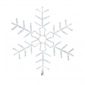501-338; Фигура световая "Снежинка" цвет белый, размер 95x95 см, мерцающая
