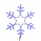 501-335; Фигура "Снежинка" LED светодиодная без контр. размер 55x55см, "СИНЯЯ"