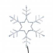 501-212-1; Фигура "Снежинка" цвет белый, размер 45x38 см