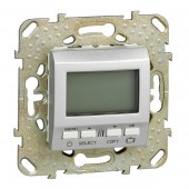 MGU5.505.30ZD; Unica Top Термостат электронный программируемый 8А (от +5 до +30) алюминий